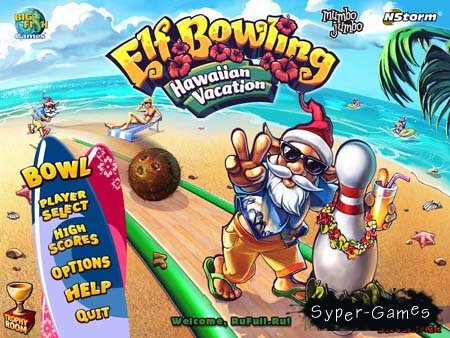 Elf Bowling: Hawaiian Vacation