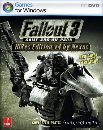 Fallout 3 HiRes Edition v4 (2010/RUS/ENG/ADDON)